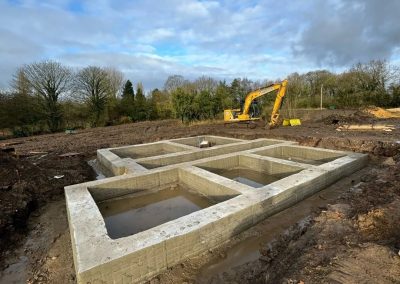 Completion of New Build Plot