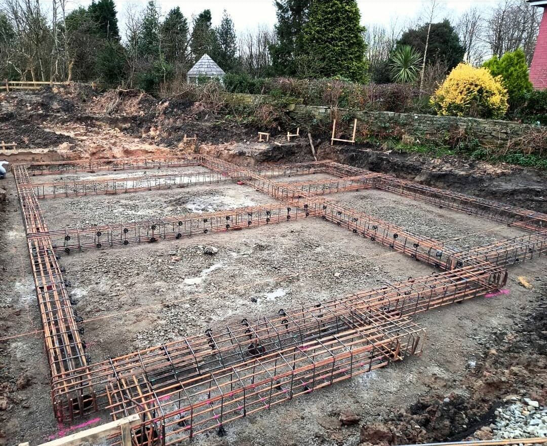 Foundation piling for extensions and new builds